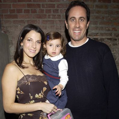 Jessica Seinfeld, Sasha and Jerry Seinfeld during Jerry Seinfeld's "Comedian" Premiere - New York at Landmark's Sunshine Cinema in New York City, New York, United States. (Photo by KMazur/WireImage)