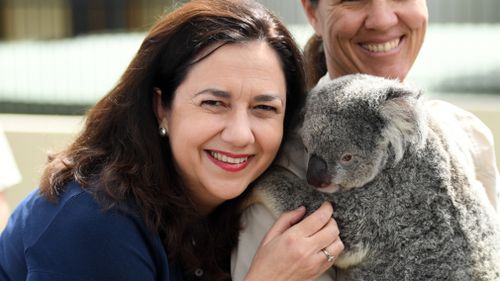 Premier Annastacia Palaszczuk has ramped up her campaign. (AAP)