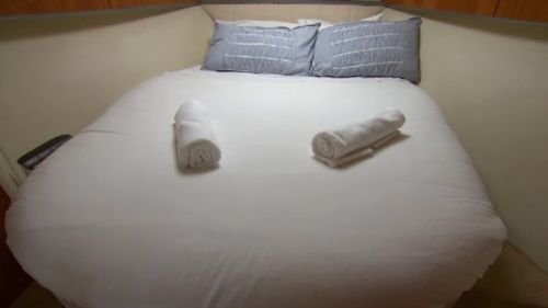 Like a hotel, housekeeping is taken care of on board. (9NEWS)