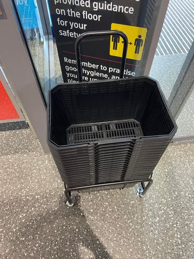 Aldi Australia shopping baskets