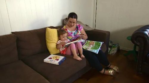 Sophie Nicholson and her daughter Maisie. Picture: 9NEWS