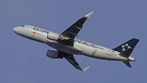 A TAP Air Portugal Airbus at Lisbon Airport. (Getty)