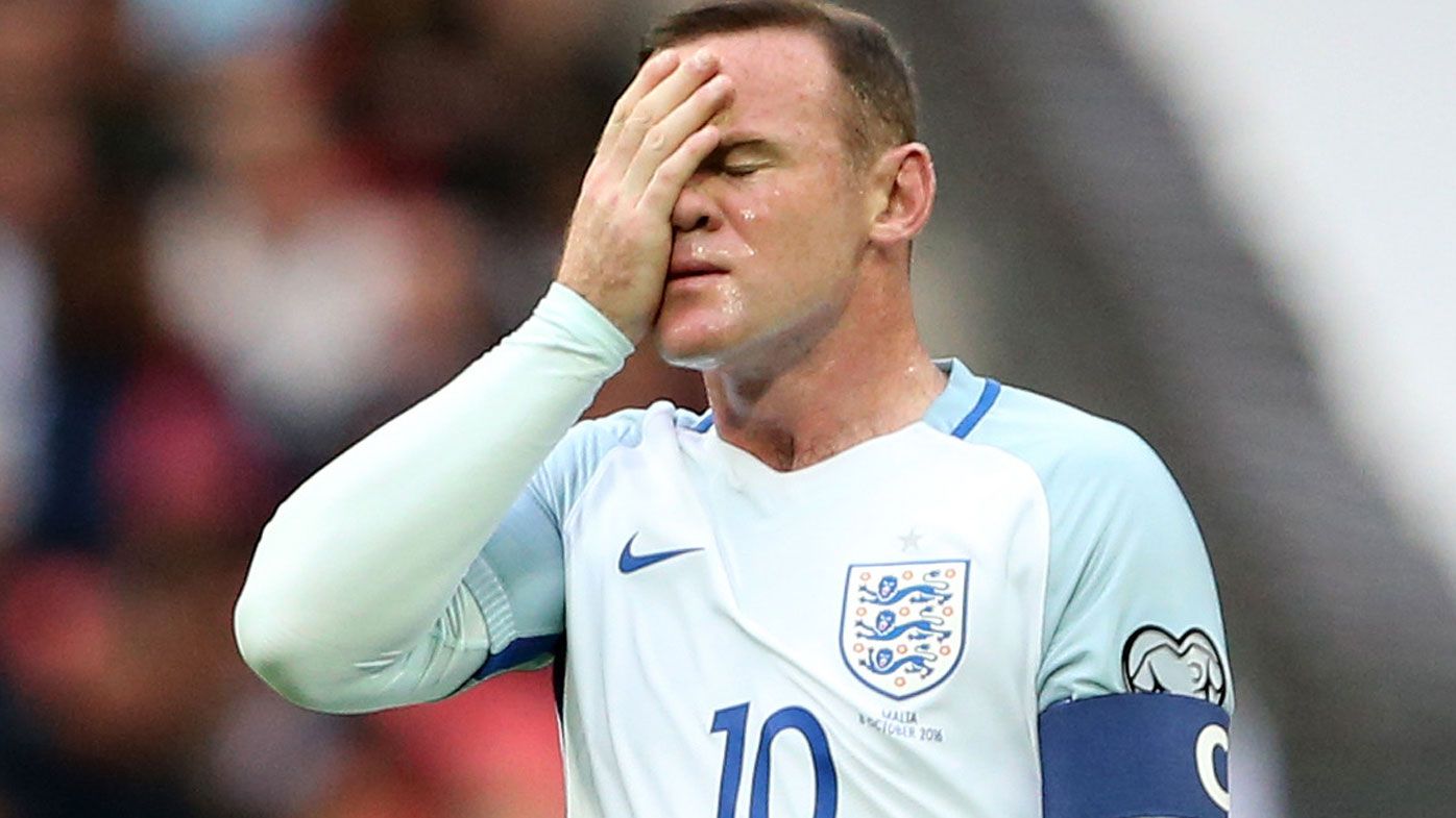Wayne Rooney and England had a mixed day. (AAP)