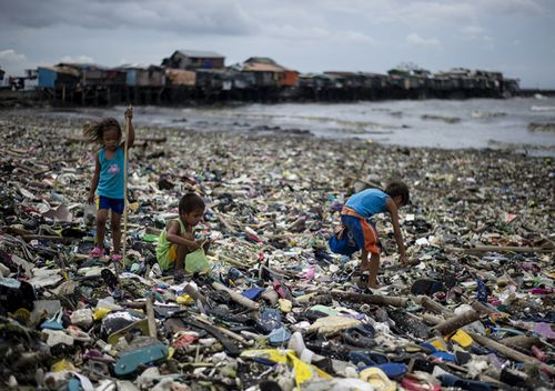 Children living in poverty-stricken Philippines are often farmed out by their parents to cybersex operations to earn money for the family. Source: AFP
