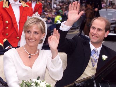 Sophie Rhys Jones and Prince Edward's wedding, 1999