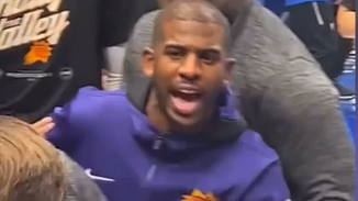 Chris Paul confronts fan after family allegedly pushed in stands as Mavericks even series with Game 4 victory 