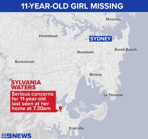 Sylvania Heights is located in Sydney's south in the Sutherland Shire. (9NEWS)