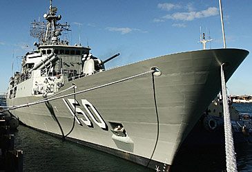 What type of ship is HMAS Anzac?