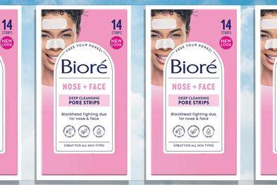 9PR: Bioré Nose+Face Deep Cleansing Pore Strips, 7 Nose + 7 Face Strips