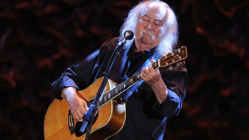David Crosby attends the International Myeloma Foundation's 7th Annual Comedy Celebration Benefiting The Peter Boyle Research Fund hosted by Ray Romano at The Wilshire Ebell Theatre on November 9, 2013 in Los Angeles, California.