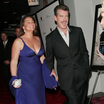 Actor Pierce Brosnan and wife Keely Shaye Smith