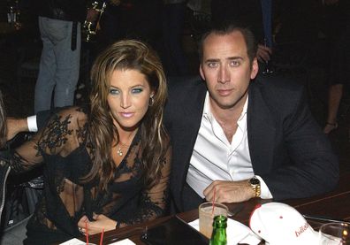 Lisa Marie Presley and Nicolas Cage