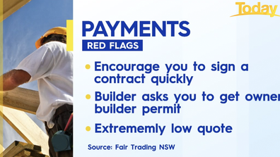 The red flags to watch out for when paying tradies.