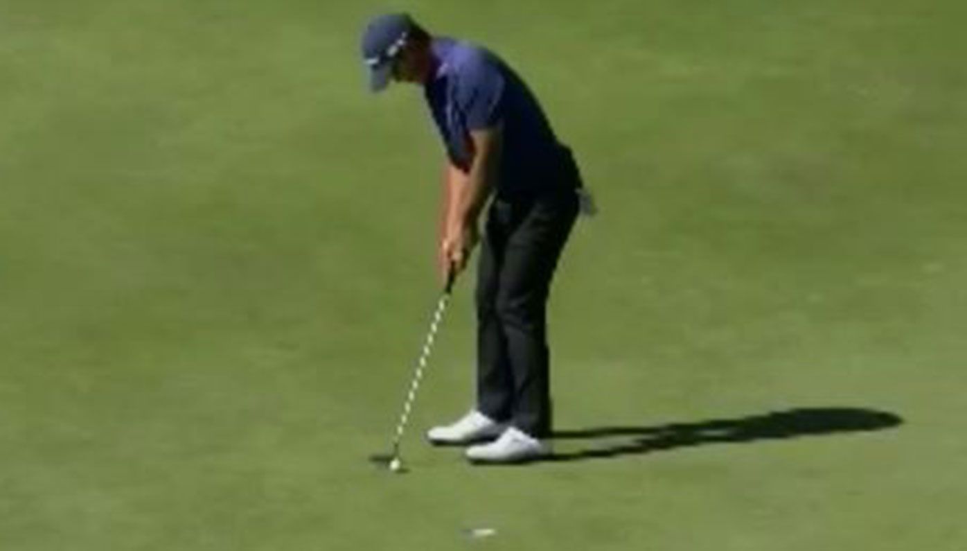 Danny Lee six-putted from just over a metre during the third round of the US Open.