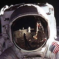Buzz Aldrin on the Moon (Getty)