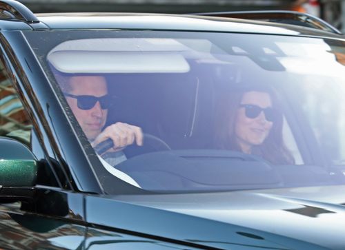 The Duke and Duchess of Cambridge arrive at Kensington Palace in London the day after attending the wedding of the Duke and Duchess of Sussex. Picture: Getty