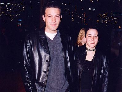 Ben Affleck and Cheyenne Rothman  during "Chasing Amy" Premiere in Los Angeles, California, United States. (Photo by Jeff Kravitz/FilmMagic, Inc)