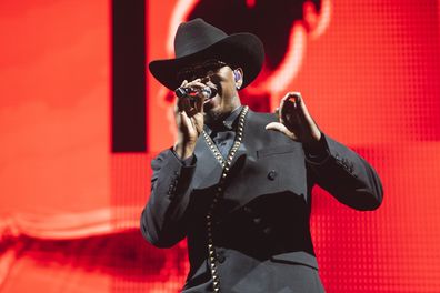 Ne-Yo performs on stage at Movistar Arena on April 17, 2026 in Madrid, Spain.