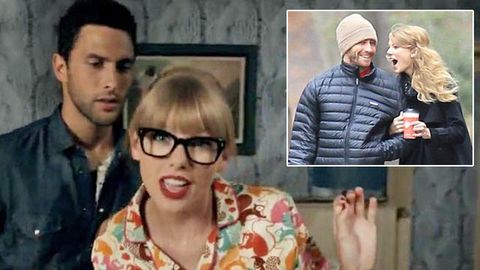 Watch Taylor Swift Disses Jake Gyllenhaal Lookalike In We Are Never Ever Getting Back Together Clip 9celebrity