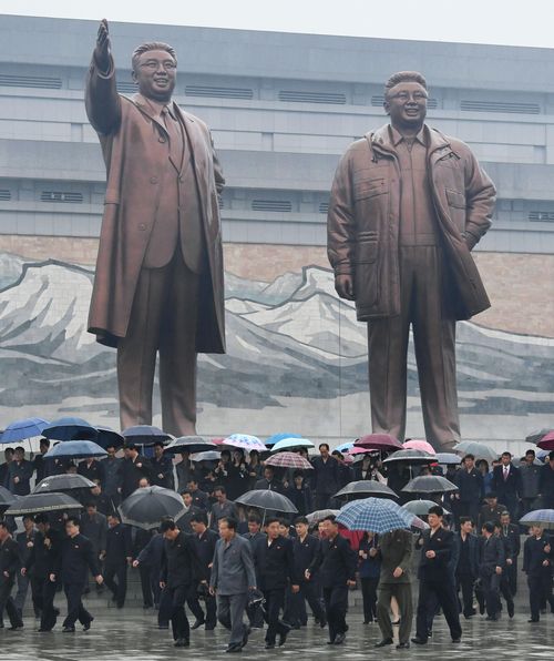 The former spy says North Korea's leader at the time, Kim Il-sung, was treated as a god. (AAP)