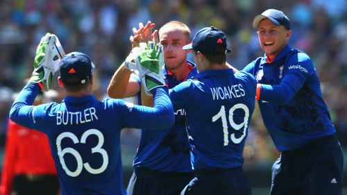 Stuart Broad struck twice in his opening spell. (Getty)