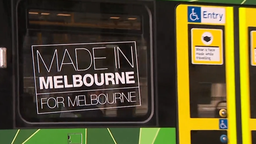 NSW Labor leader Chris Minns has toured Melbourne's rail facilities.