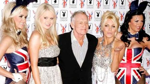 If you purchase the home, the condition is that Hugh Hefner is allowed to continue living there. (Supplied)