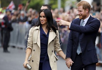 Meghan and Harry on a walkabout in Melbourne, October 2018