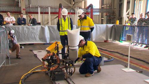 Work on the project kicked off at the Osborne shipyards this morning.