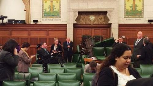 Canadian PM hid in closet during parliament building attack