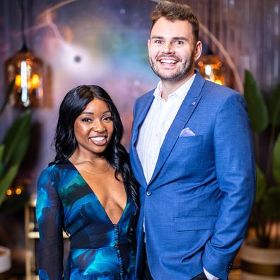 MAFS 2024 Married At First Sight Dinner Party Cassandra and Tristan