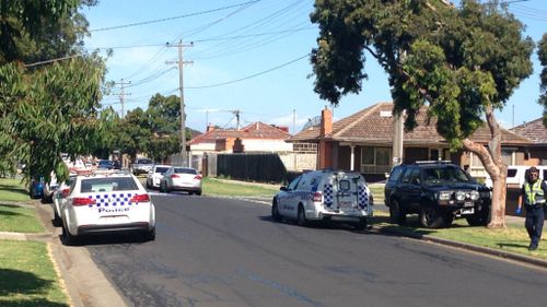 Four people were stabbed on Braim Street, Sunshine North this afternoon. (9NEWS)