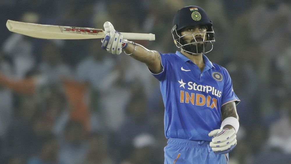 Virat Kohli starred for India against New Zealand. (AAP)