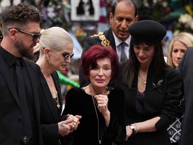 Ozzy Osborne Osbourne's wife won the party during the Ozzy Osbourne funeral party in Birmingham on July 30, 2025. 