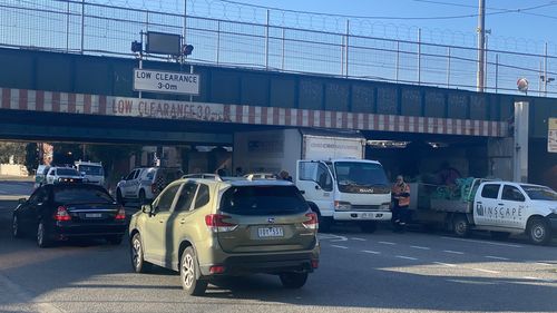 Truck smashes into Melbourne's Montague Street Bridge, breaking 105-day streak
