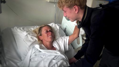 A woman from Sydney's east has undergone surgery ï»¿after she was attacked inside her home by a celebrity dentist who was later shot dead by police. The family of photographer and mother-of-three Chloe Paul told 9News she was working from her Potts Point home when Dr Steven Lin broke into her unit demanding money.ï»¿