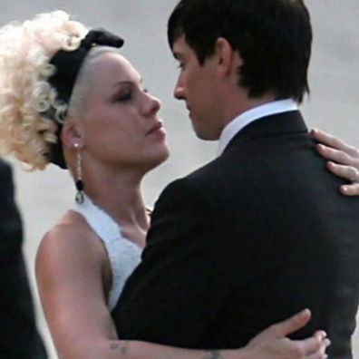 Pink recently shared this photo from their wedding.