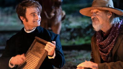 Radcliffe plays an idealistic small-town preacher in 'Miracle Workers'.