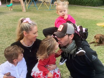 Anna Kournikova, Enrique Iglesias and their children