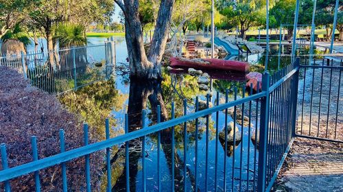 A Perth councillor is in a standoff with council over a mosquito and midge outbreak that is leaving children with bites at a popular park.