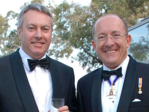 Peter Stephens and Ambassador Stephen Brady. (Supplied)