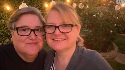 Tony Briffa e sua moglie. 