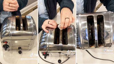 Foil hack for toaster scorch marks