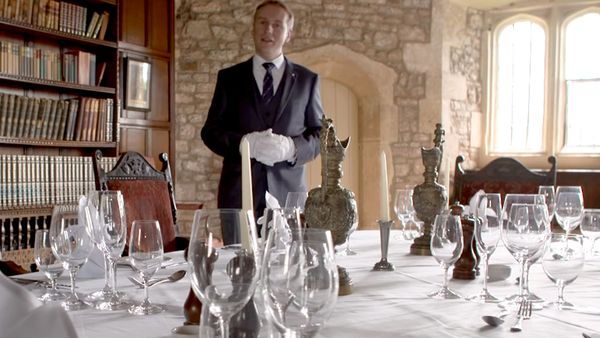 Grant Harrold, The Royal Butler shows how to lay a dinner table 2