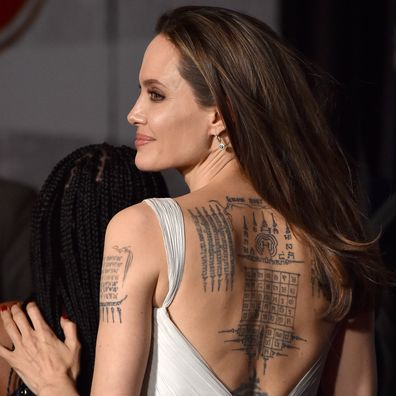 Angelina Jolie attends the premiere of Disney's "Dumbo" at El Capitan Theatre on March 11, 2019 in Los Angeles, California. 