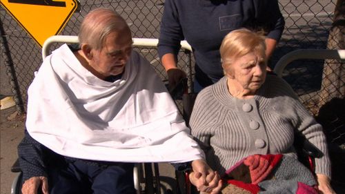 “How do you explain to an 87- and 89-year-old that a system doesn’t know anything about them and wants to keep them apart?” Picture: 9NEWS