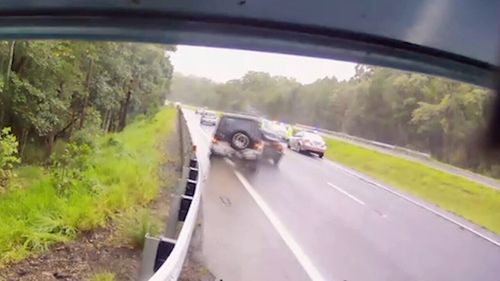 Dash cams capture the biggest bingles on the road.