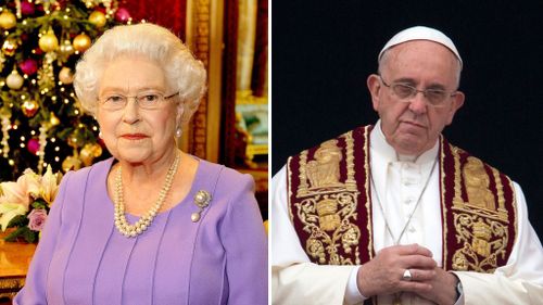 Queen, Pope call for peace and reconciliation across the world in Christmas messages