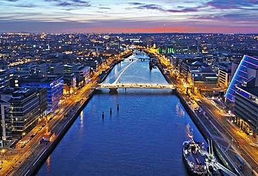 Which river flows through Dublin?