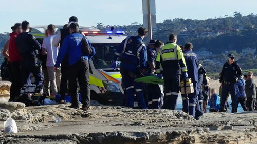 An 18-year-old man has suffered significant head injuries after falling from a rock ledge in Dee Why.